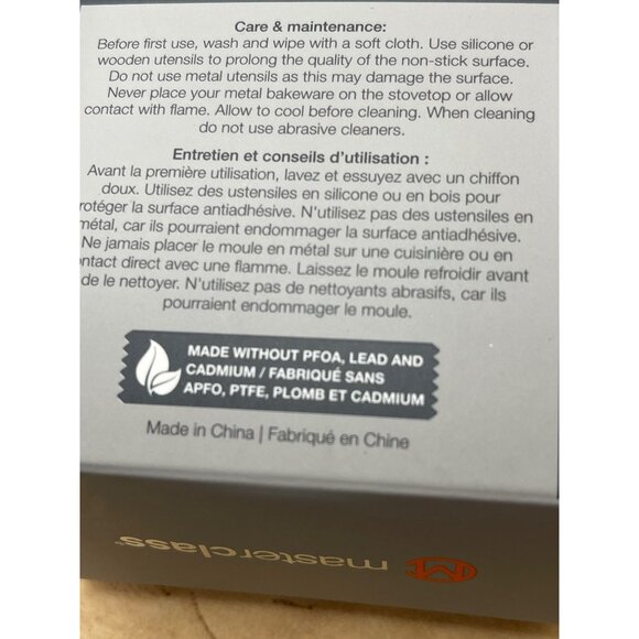 Master Class 9" Round Cake Pan Non-Stick Heavy Gauge Steel Dishwasher Safe New ! - Picture 6 of 6